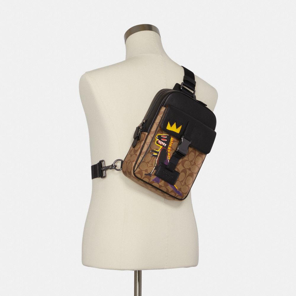 COACH® Outlet | Coach X Jean Michel Basquiat Track Pack In