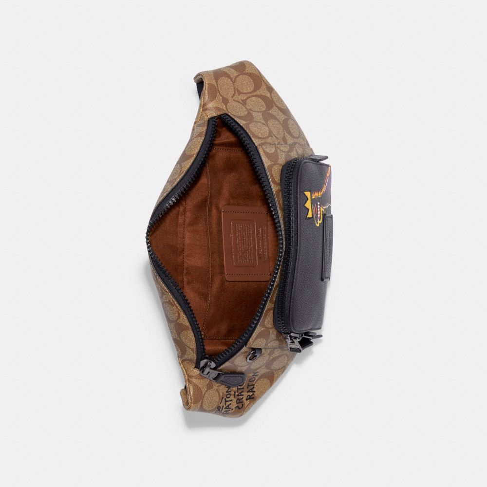 COACH® Outlet | Coach X Jean Michel Basquiat Track Belt Bag In