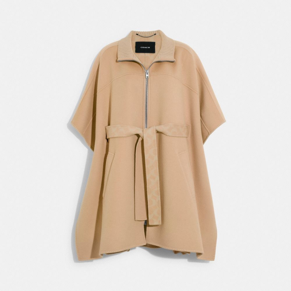 coach cape coat