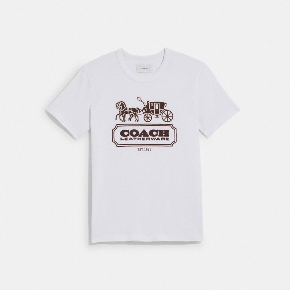 coach horse and carriage t shirt