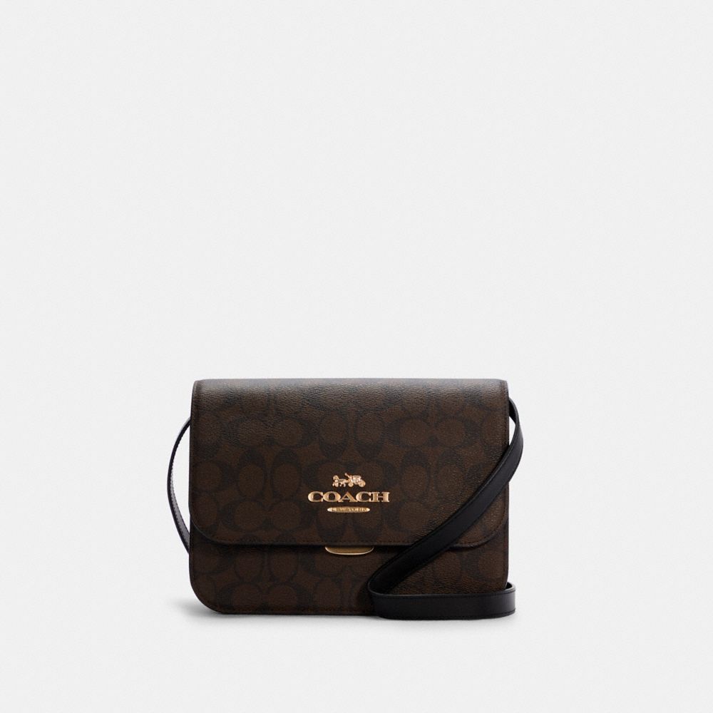 coach women's brynn flap crossbody