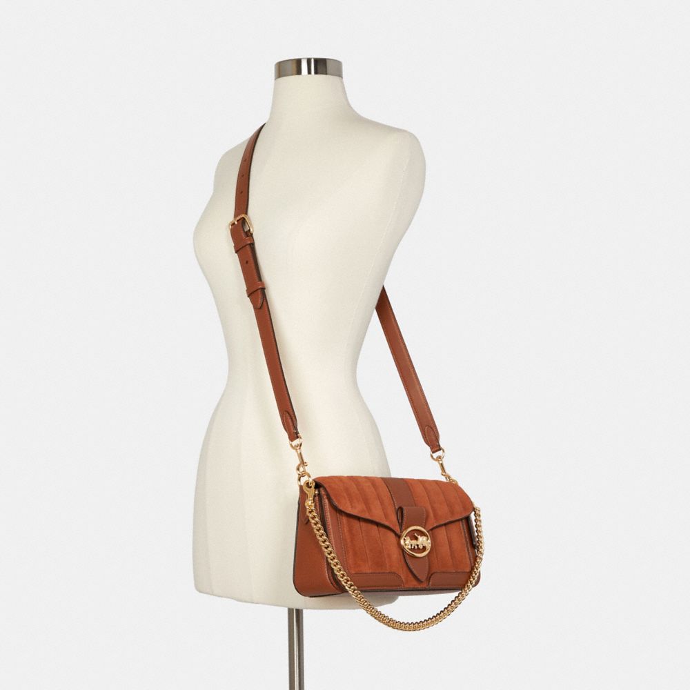COACH® Shoulder Bag With Linear Quiltiing