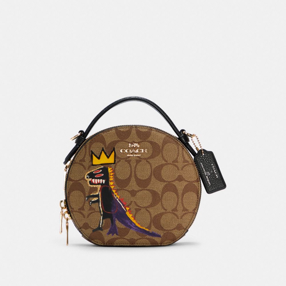 COACH® Outlet | Coach X Jean Michel Basquiat Canteen Crossbody In Signature  Canvas