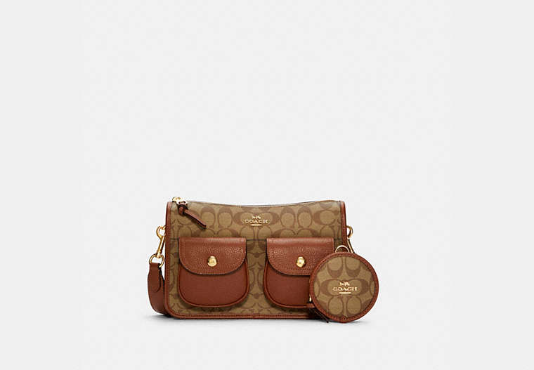 Pennie Crossbody With Coin Case In Signature Canvas image number 0