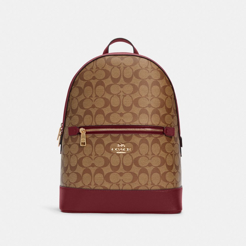 COACH® Outlet Kenley Backpack In Signature Canvas