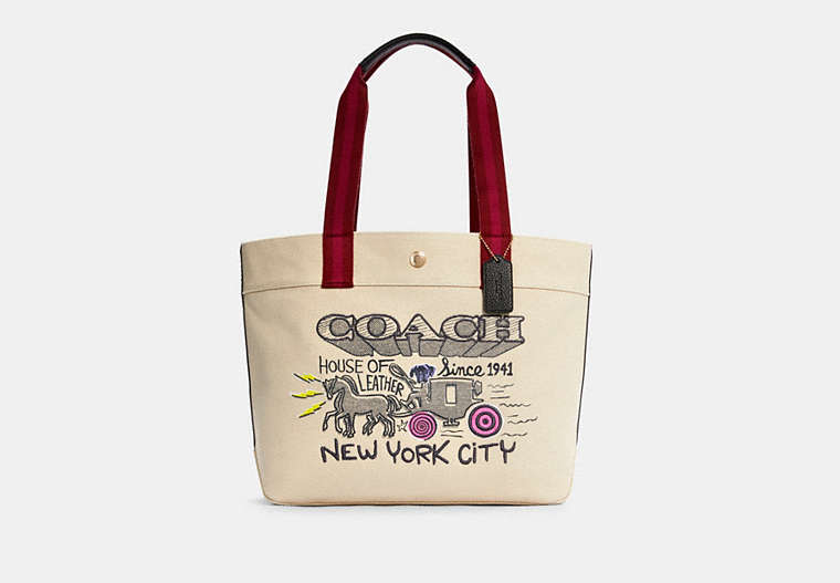 Tote With Art School Graphic