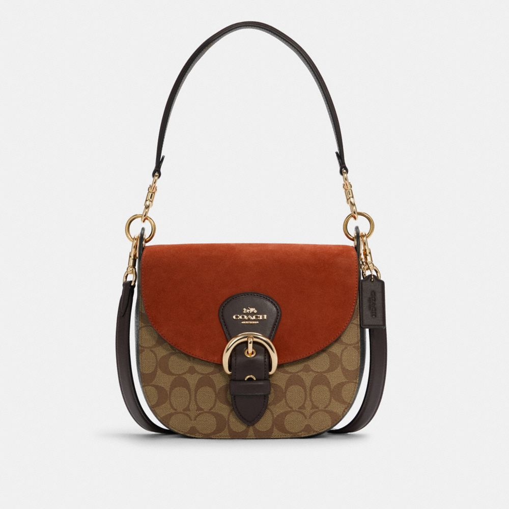 Top 59+ imagen coach cleo shoulder bag