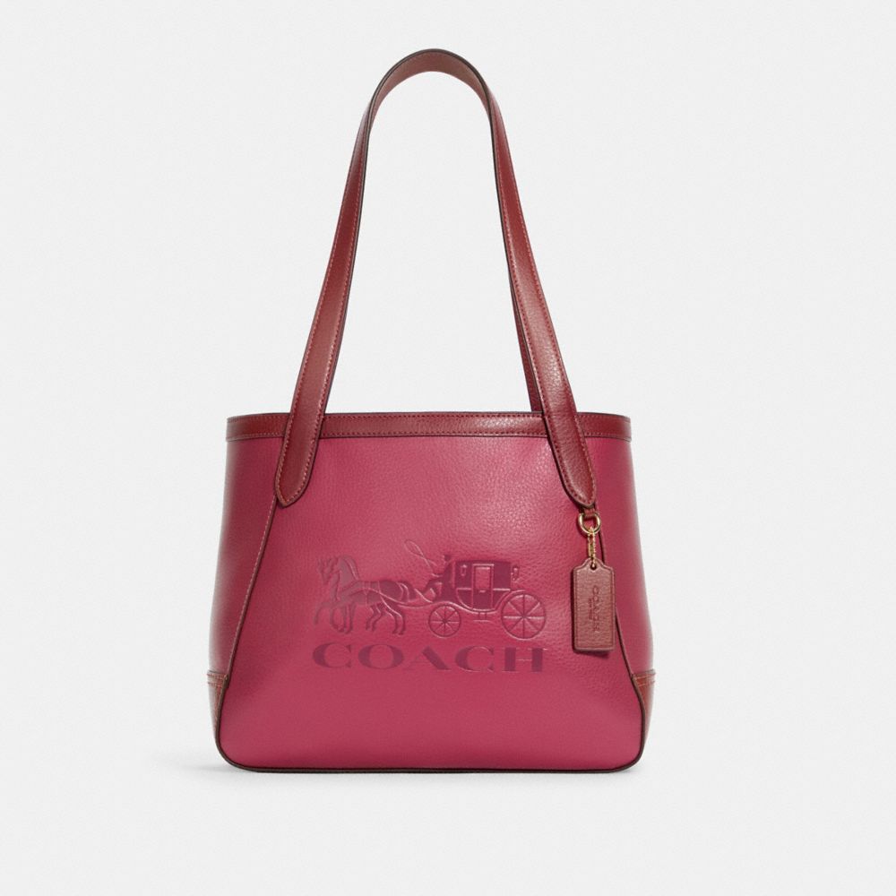 Tote 27 In Colorblock With Horse And Carriage