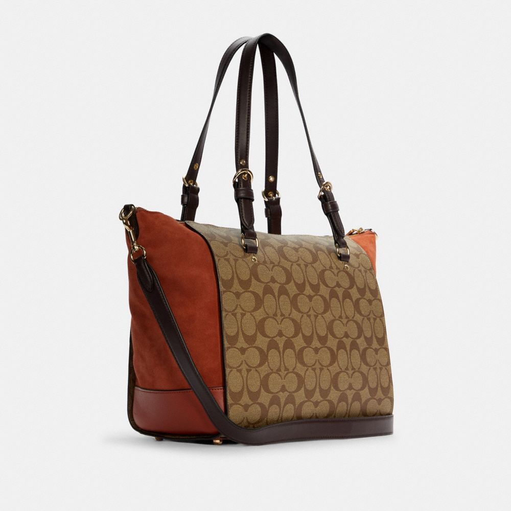 COACH® Outlet | Kleo Carryall In Signature Canvas