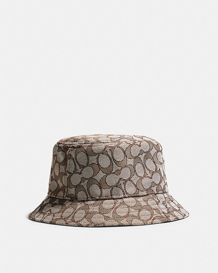 CoachSignature Jacquard Bucket Hat