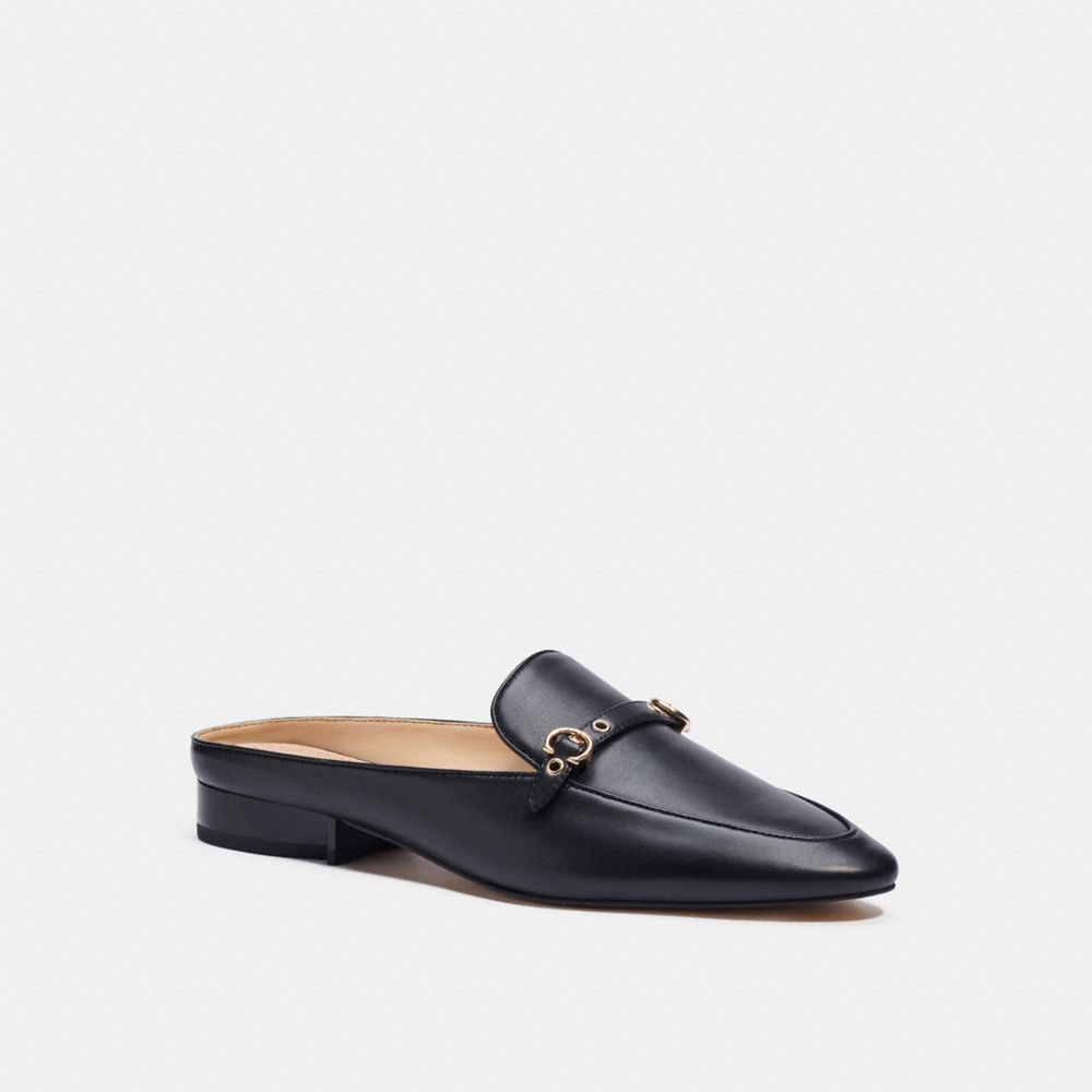 coach irene mule black
