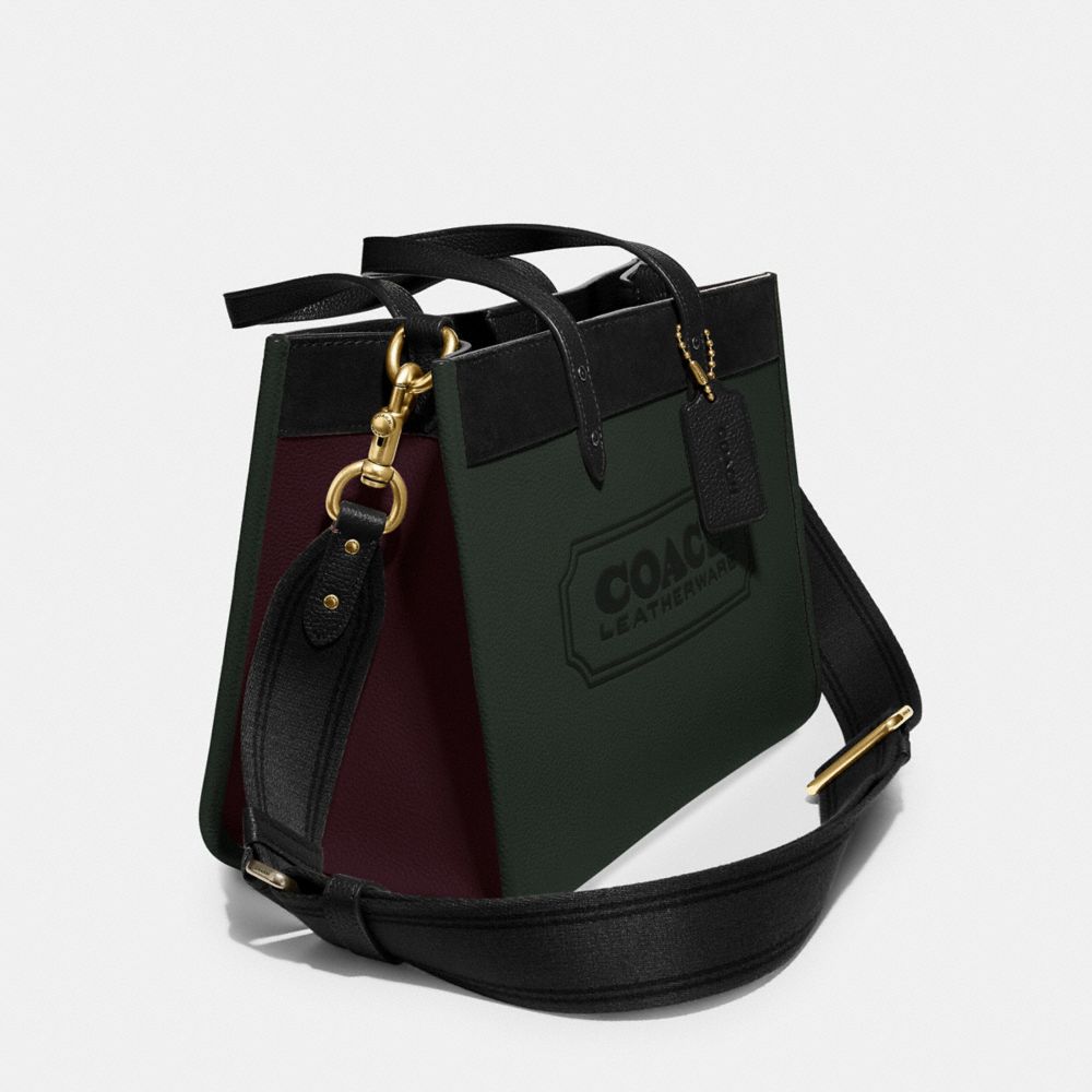 [正規品]COACH クロスボディウィズポップアップポーチカラーブロック