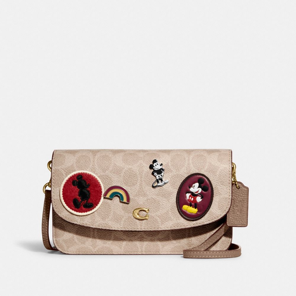 COACH® Disney X Coach Hayden Crossbody In Signature Canvas With Patches