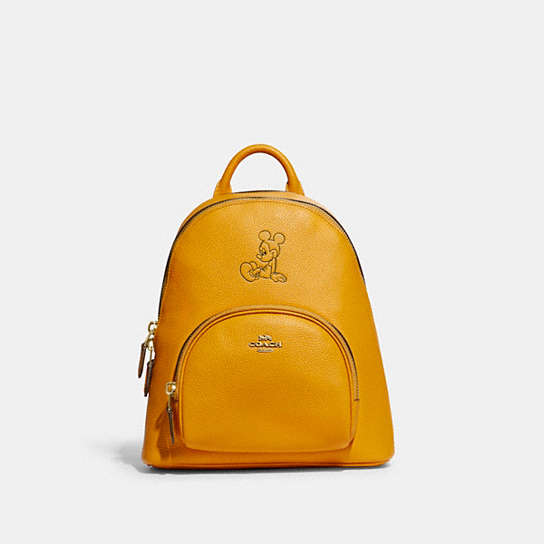 Disney X Coach Carrie Backpack 23 With Mickey Mouse | COACH®