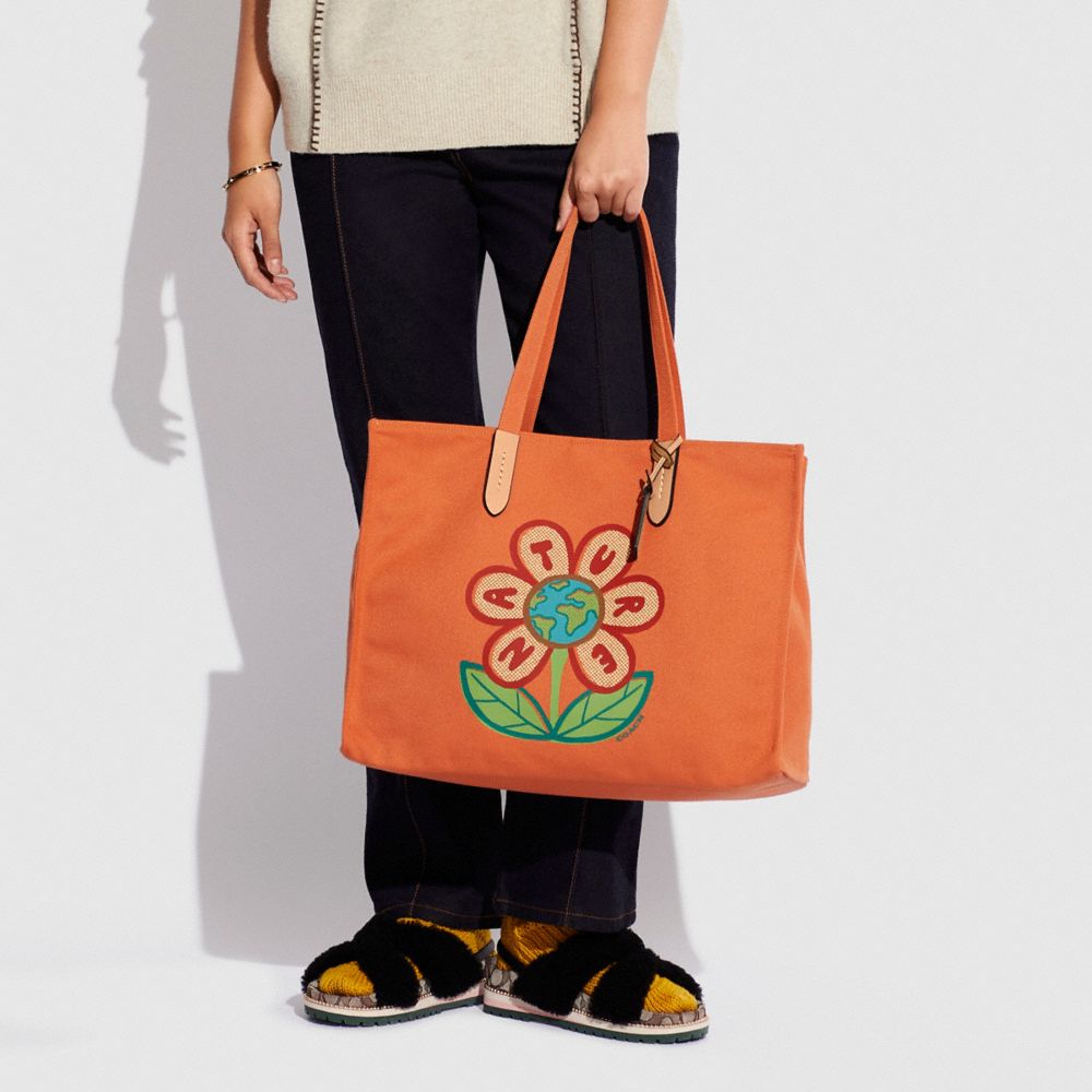 COACH® | Tote 42 In 100 Percent Recycled Canvas