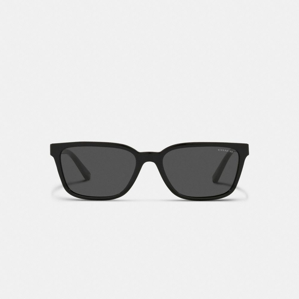Coach Signature Workmark Square Sunglasses In Black