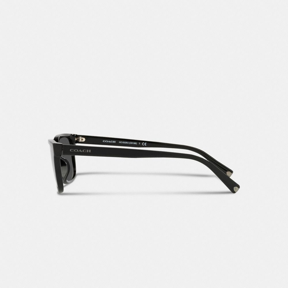 Coach Signature Workmark Square Sunglasses In Black