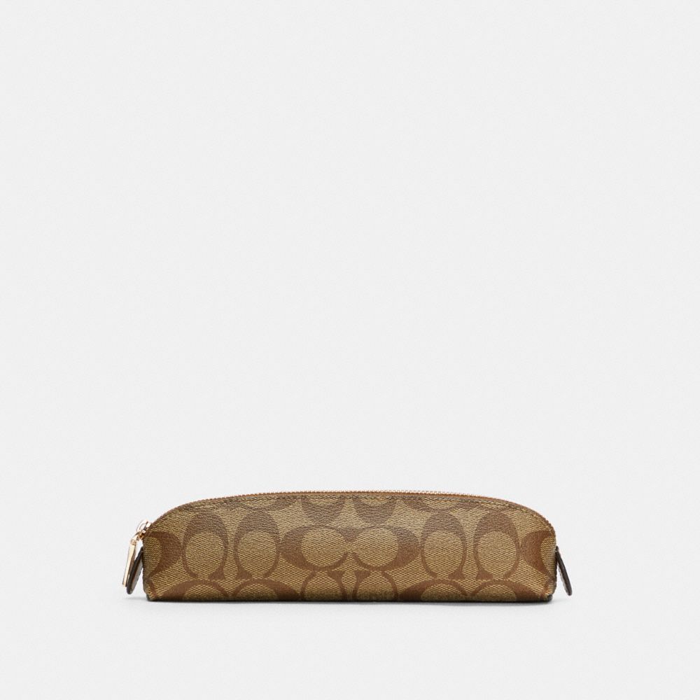 COACH® Outlet Pencil Case In Signature Canvas