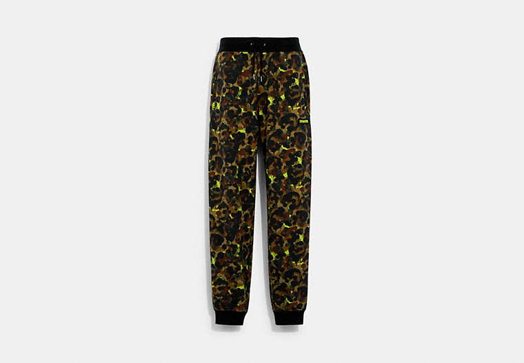 Pantalon de jogging à imprimé camouflage en coton biologique image number 0