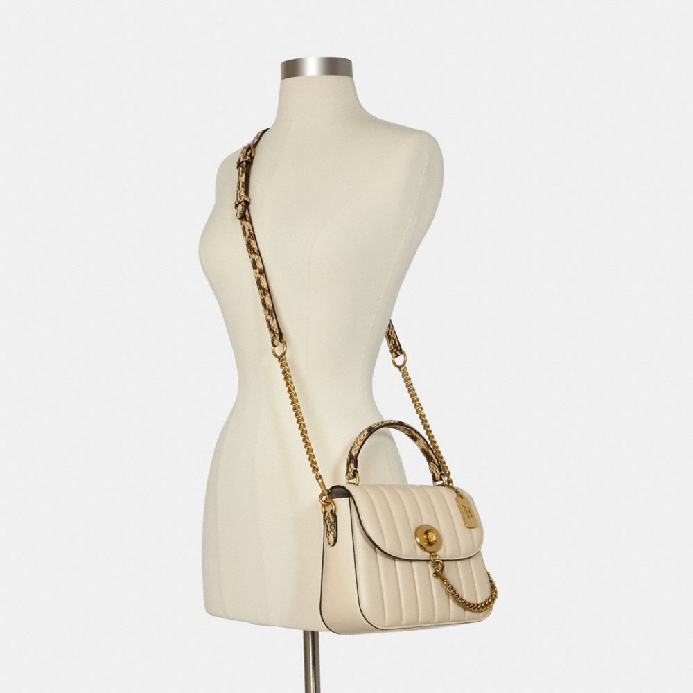 COACH® Coach X Jennifer Lopez Marlie Top Handle Satchel With Linear