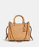 COACH®,ROGUE 25 IN ORIGINAL NATURAL LEATHER,Original Natural Leather,Brass/Turmeric Root,Front View