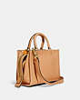 COACH®,ROGUE 25 IN ORIGINAL NATURAL LEATHER,Original Natural Leather,Brass/Turmeric Root,Angle View