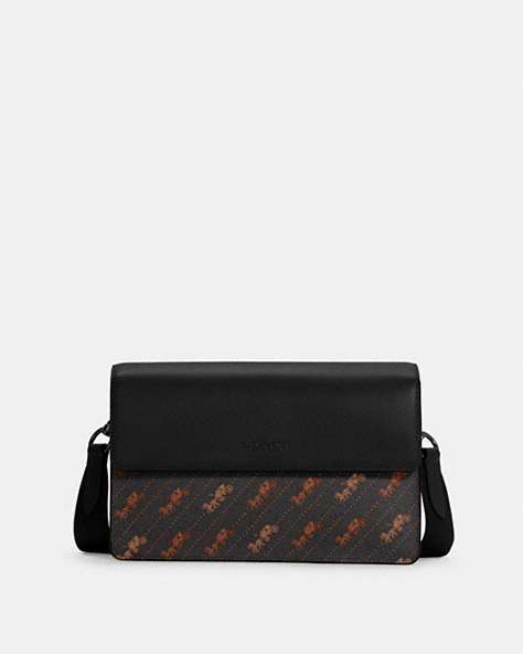 Turner Flap Crossbody With Horse And Carriage Dot Print