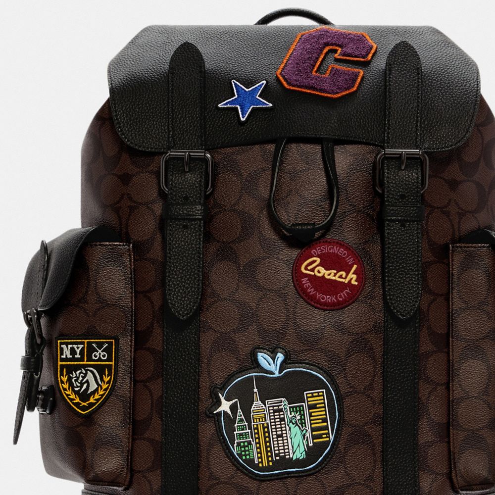 COACH コーチ ハドソン バックパック スーベニア パッチ