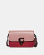 COACH®,STUDIO SHOULDER BAG IN COLORBLOCK,Smooth Leather,Small,Pewter/Pink Multi,Front View