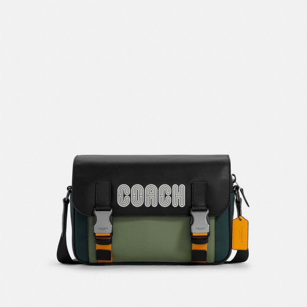 COACH® Track Crossbody In Colorblock With Coach Patch