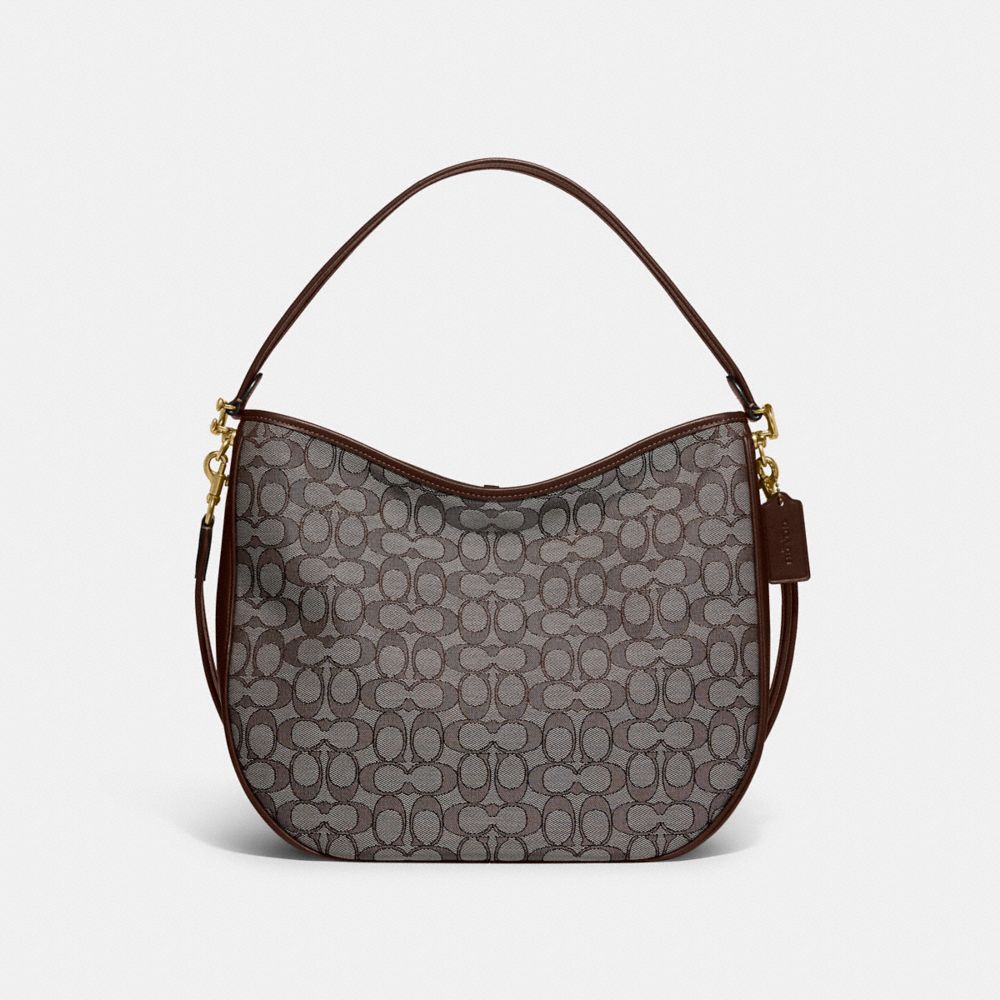 soft tabby bag in signature jacquard stone ivory