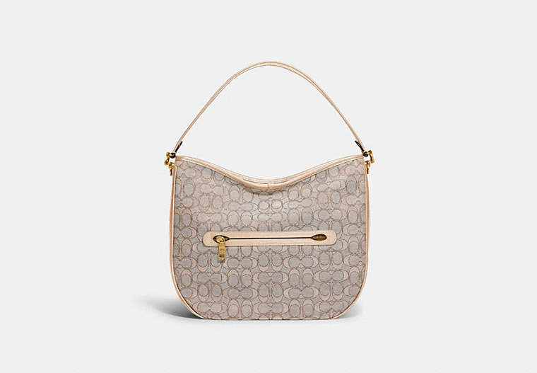 Soft Tabby Hobo In Signature Jacquard