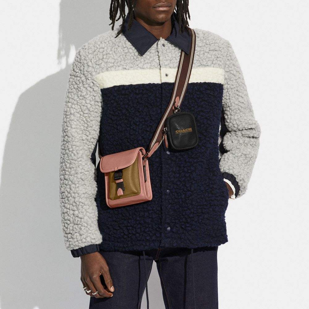 COACH® | Charter North/South Crossbody With Hybrid Pouch In Colorblock