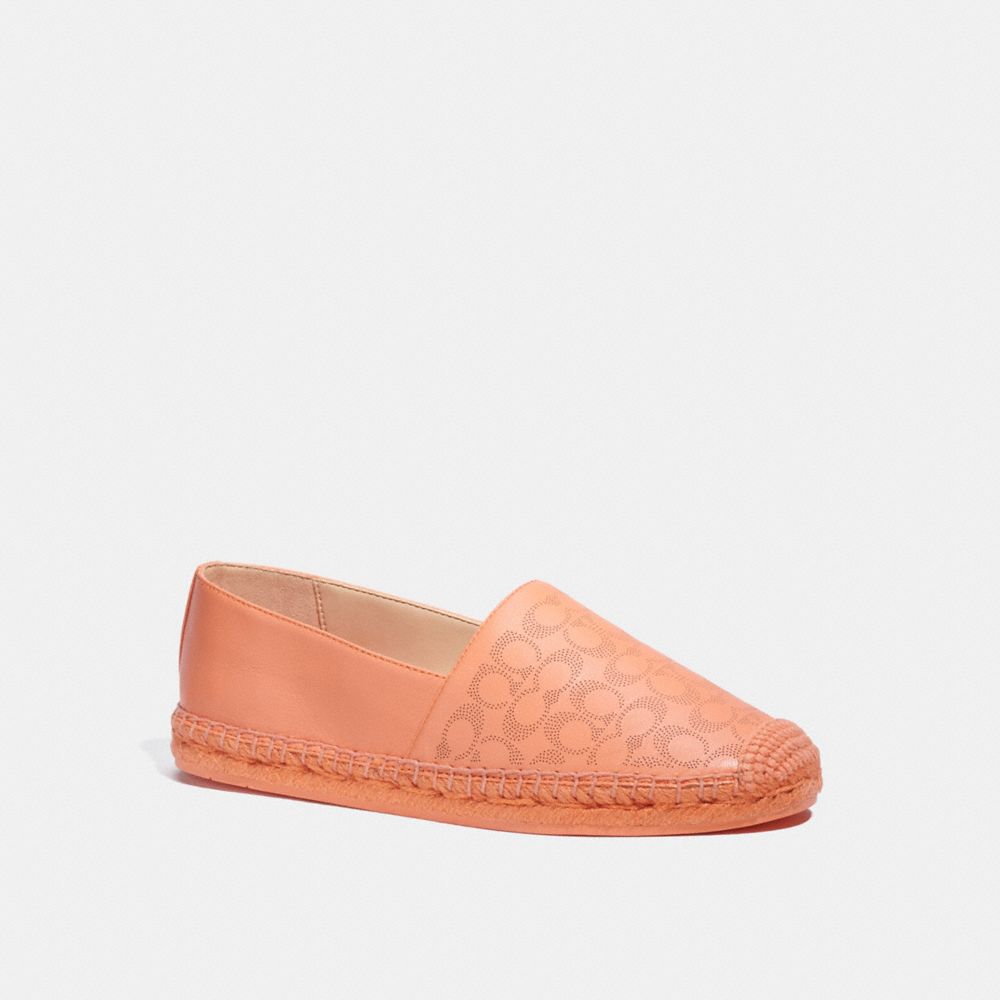 Coach Carley Espadrille In Color<lsn_delimiter>tangerine