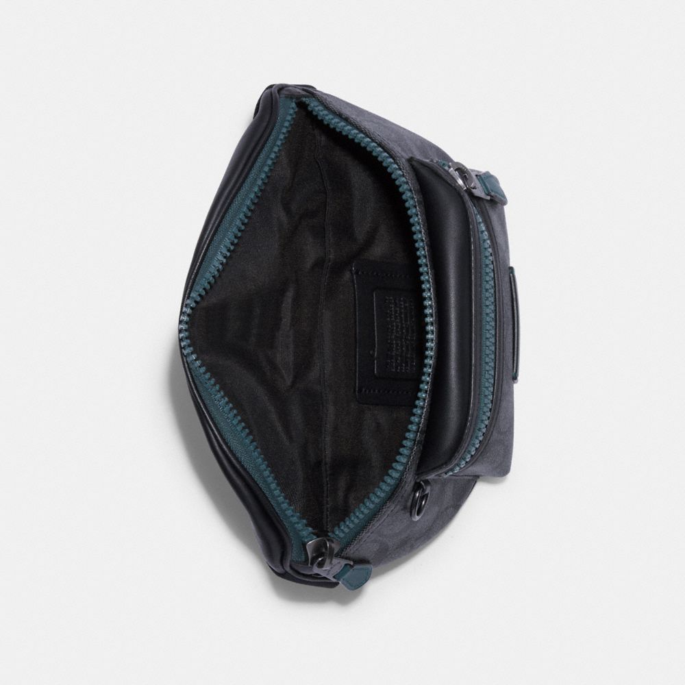 COACH® Westway Belt Bag In Colorblock Signature Canvas