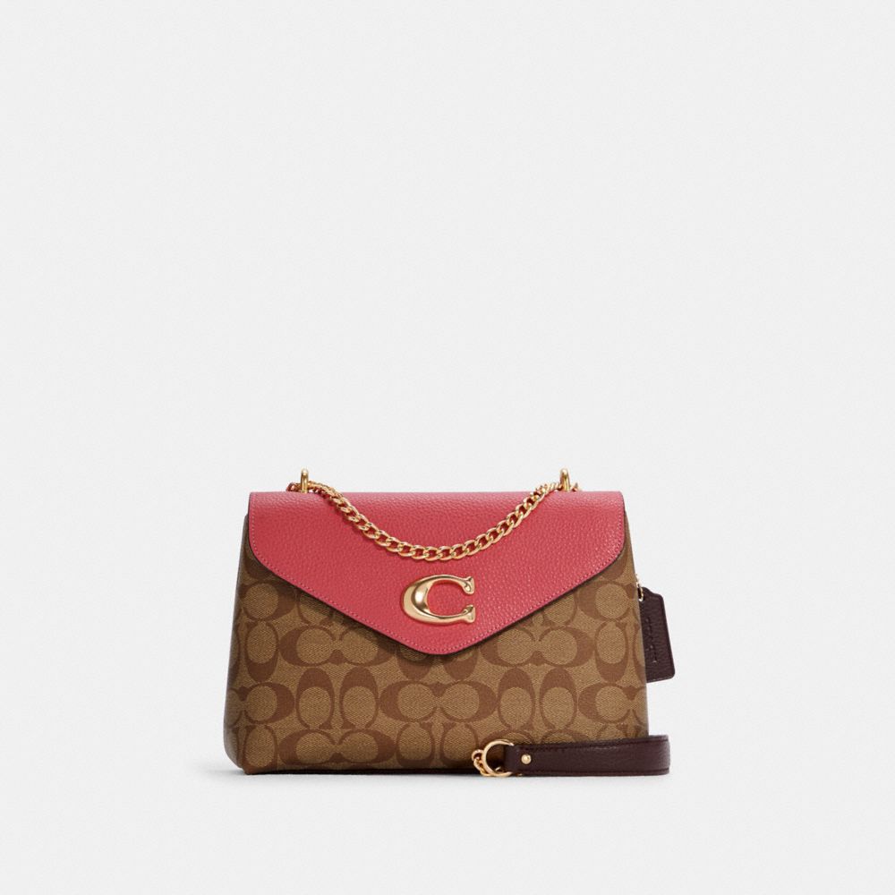 COACH® Tammie Shoulder Bag In Signature Canvas