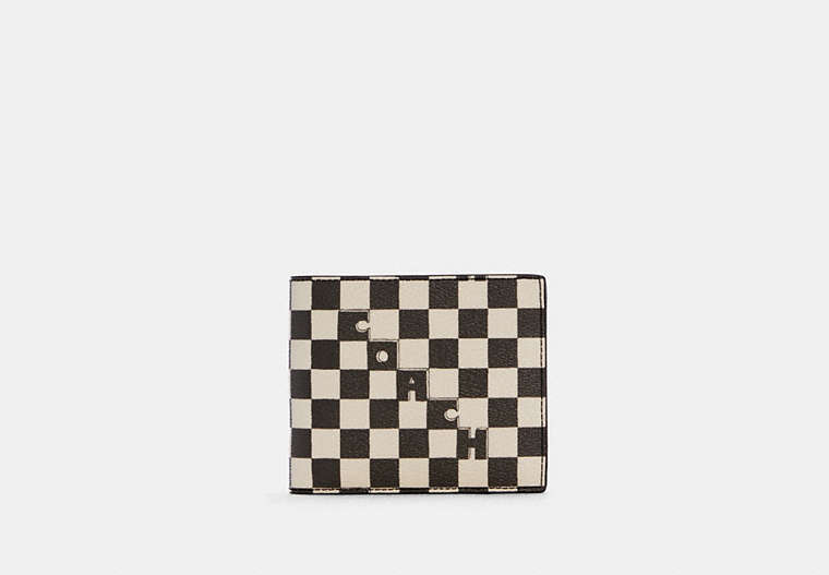 3 In 1 Wallet With Checker Print image number 0