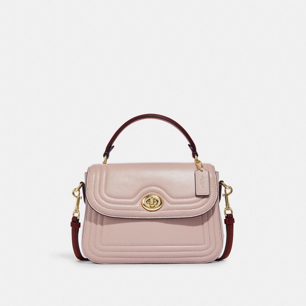 COACH OUTLET® | Marlie Top Handle Satchel In Colorblock With Border Quilting