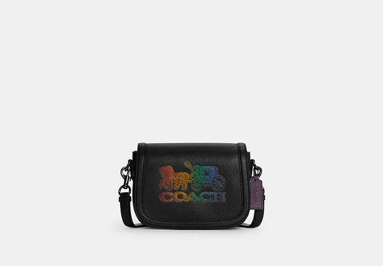 Saddle Bag With Horse And Carriage image number 0