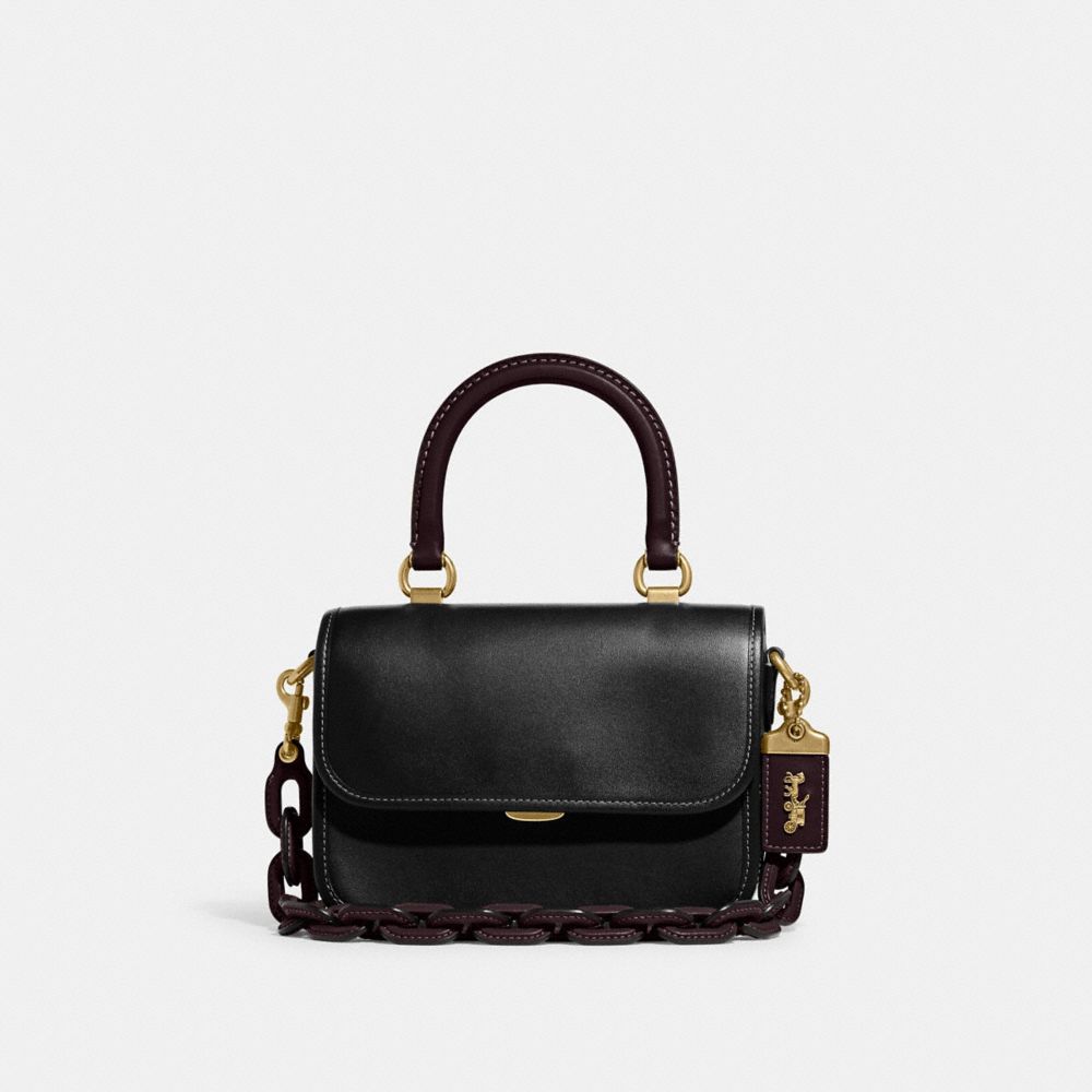 COACH ローグトップハンドルカラーブロック BLACK-