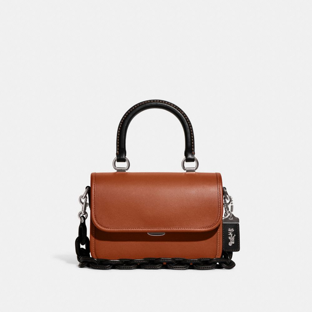 Coach Rogue Top Handle In Colorblock In Color<lsn_delimiter>silver/burnished Amber Multi