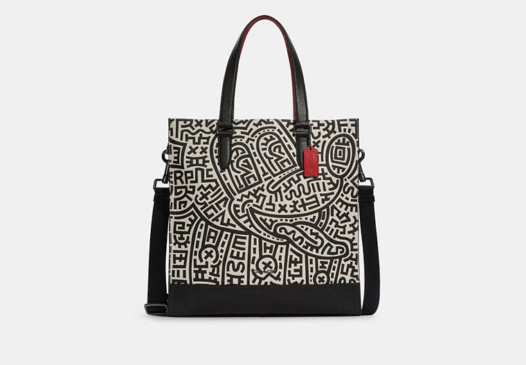 Disney Mickey Mouse X Keith Haring Graham Structured Tote image number 0