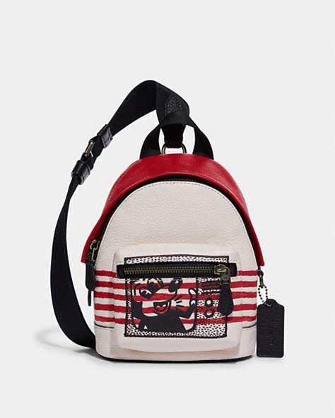 Disney Mickey Mouse X Keith Haring Small West Backpack Crossbody