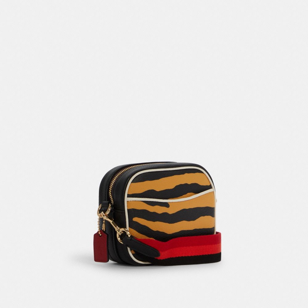 COACH® | Mini Dempsey Camera Bag With Tiger Print