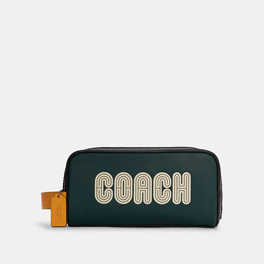 COACH OUTLET® | Large Travel Kit In Colorblock With Coach Patch