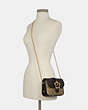 Gemma Crossbody In Blocked Signature Canvas With Star Buckle