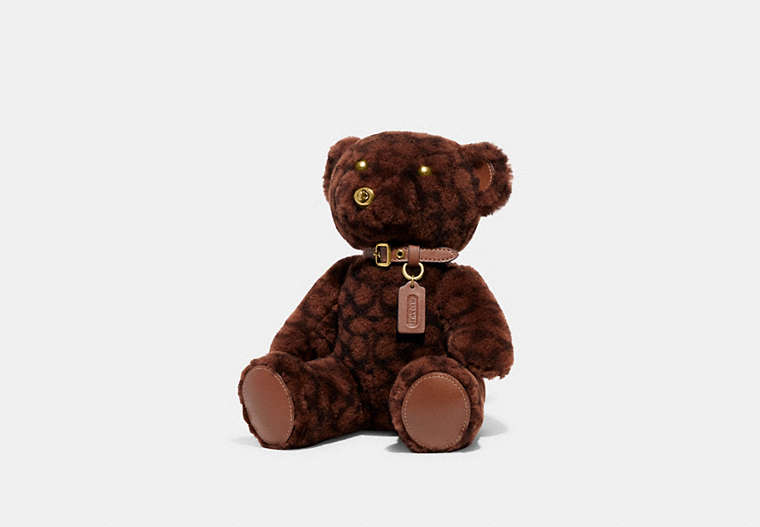 Bear Collectible In Signature Shearling