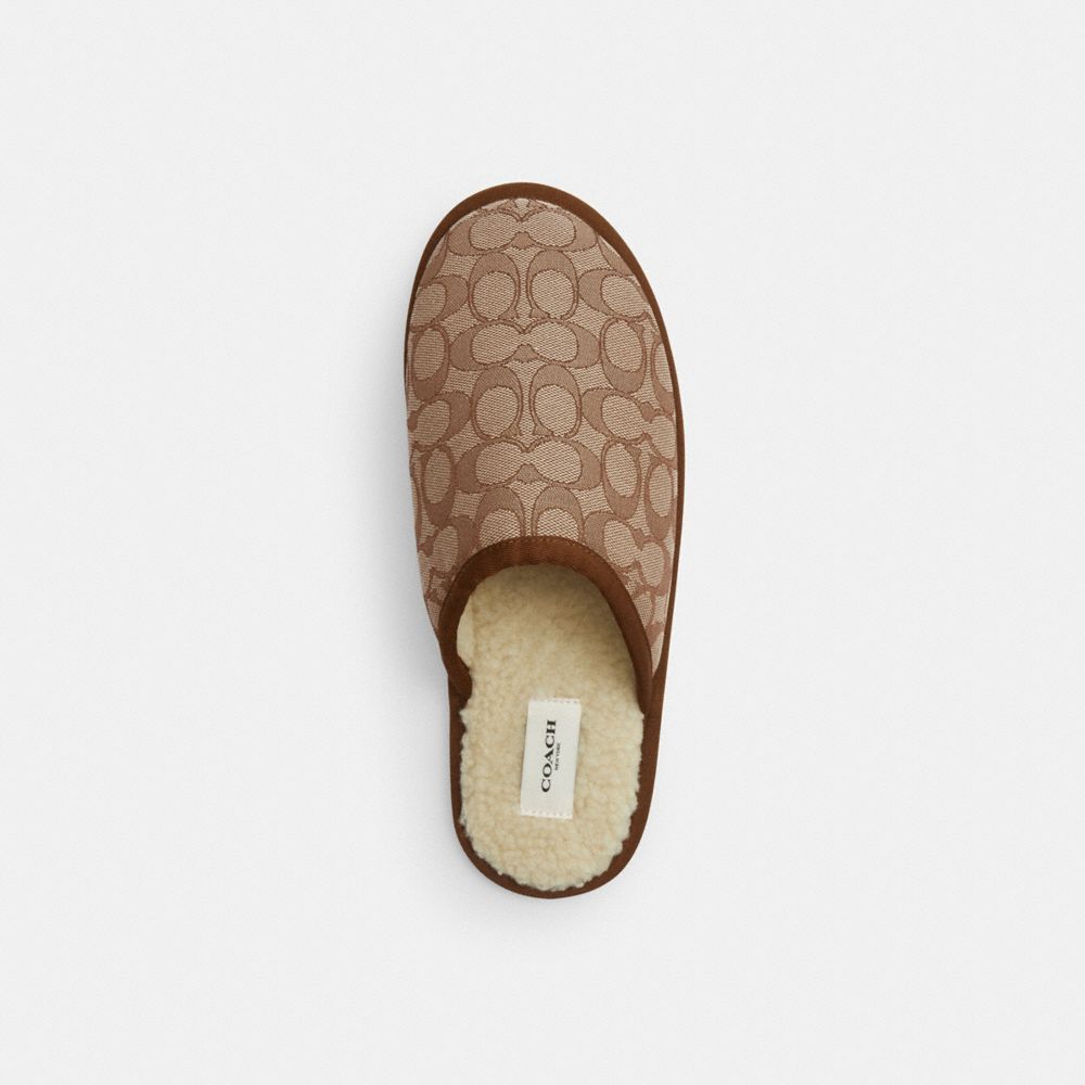 Slipper In Signature Jacquard