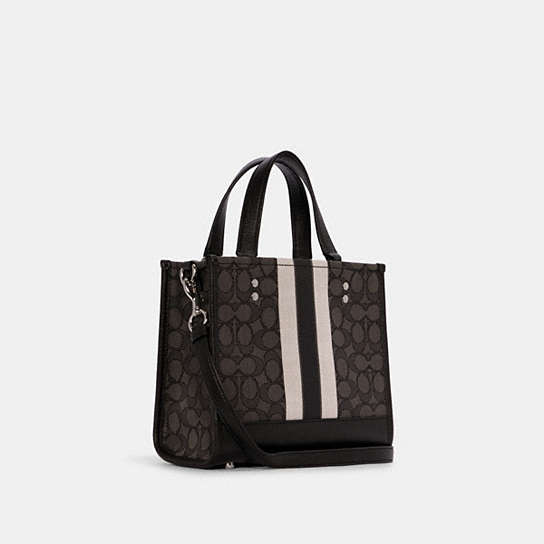 COACH OUTLET® | Dempsey Tote 22 In Signature Jacquard With Stripe 