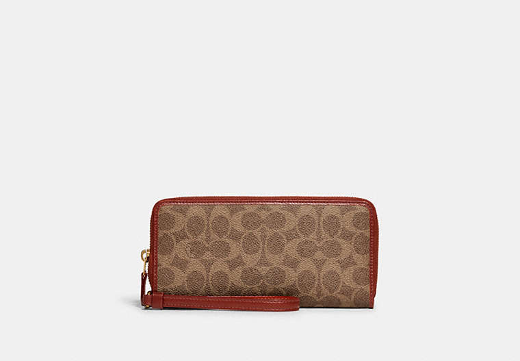 Continental Wallet In Signature Canvas